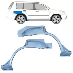 Reparație aripă spate pentru Nissan X-Trail 2001-2007 / Stânga+Dreapta / Set 10129