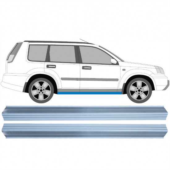 Reparație prag pentru Nissan X-TRAIL 2001-2007 / Set 11947