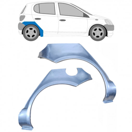 Reparație aripă spate pentru Toyota Yaris 1999-2006 / Stânga+Dreapta / Set 9215