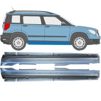 Prag complet pentru Skoda Yeti 2009- / Stânga+Dreapta / Set 15977