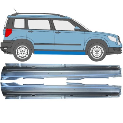 Prag complet pentru Skoda Yeti 2009- / Stânga+Dreapta / Set 15977