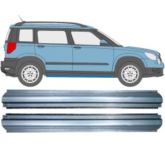Reparație prag pentru Skoda Yeti 2009- / Stânga+Dreapta / Set 11378