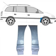 Panou de reparație aripă față pentru Opel Zafira A 1999-2005 / Stânga+Dreapta / Set 9404