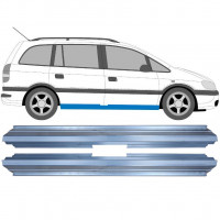 Reparație prag pentru Opel Zafira 1999-2005 / Stânga = Dreapta (simetric) / Set 9714