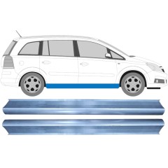 Reparație prag pentru Opel Zafira B 2005-2012 / Stânga = Dreapta (simetric) / Set 9651