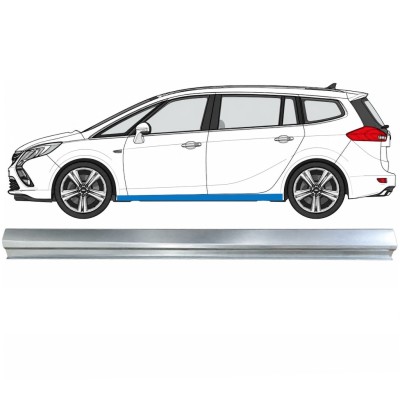Reparație prag partea inferioară pentru Opel Zafira C 2012-2019 / Stânga 17040