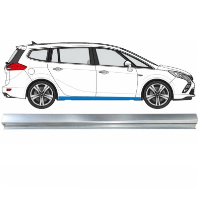 Reparație prag partea inferioară pentru Opel Zafira C 2012-2019 / Dreapta 17039