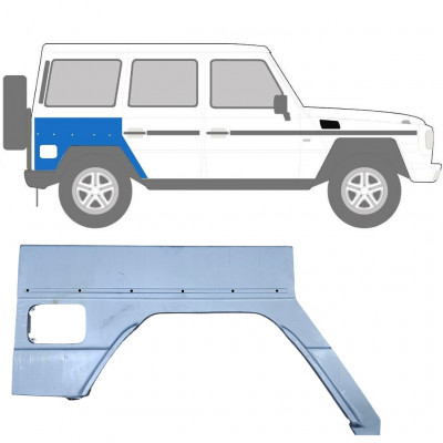 MERCEDES G CLASS 1992- 5 UŞĂ SEGMENT REPARAȚIE ARIPĂ SPATE / DREAPTA