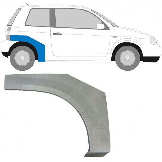 VW LUPO SEAT AROSA 1998-2005 SEGMENT REPARAȚIE ARIPĂ SPATE / DREAPTA