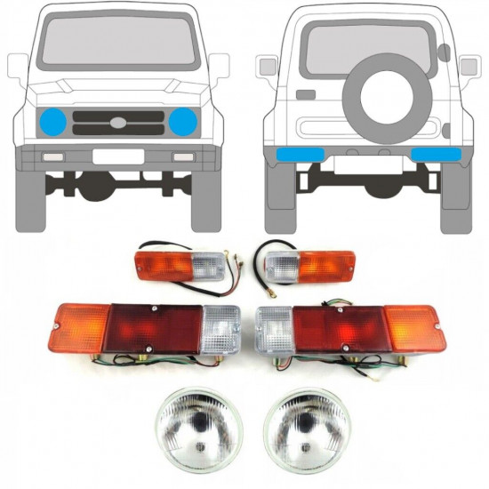 SUZUKI SAMURAI 1986-1995 FARUL + SEMNALIZARE + LAMPĂ / A STABILIT