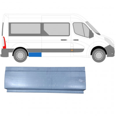 RENAULT MASTER 2010- SEGMENT REPARAȚIE ARIPĂ SPATE / DREAPTA