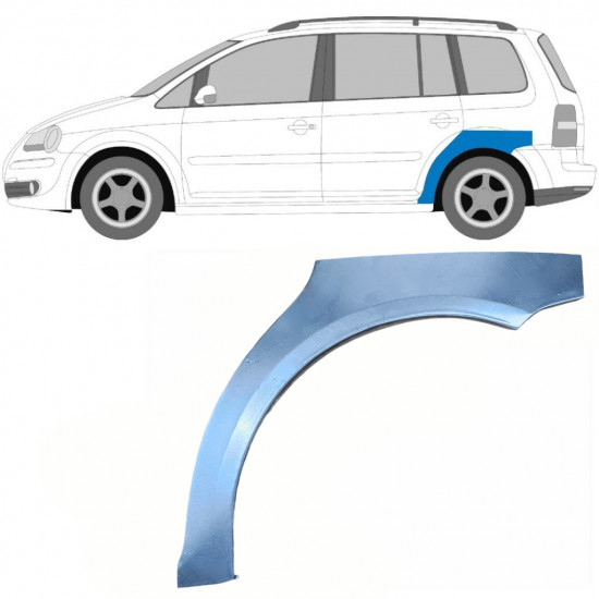 VW TOURAN 2003-2015 SEGMENT REPARAȚIE ARIPĂ SPATE / STÂNGA